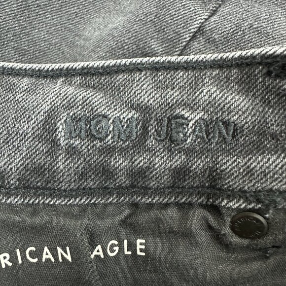 AE - American Eagle - gray - Mom Jeans - Picture 4 of 5